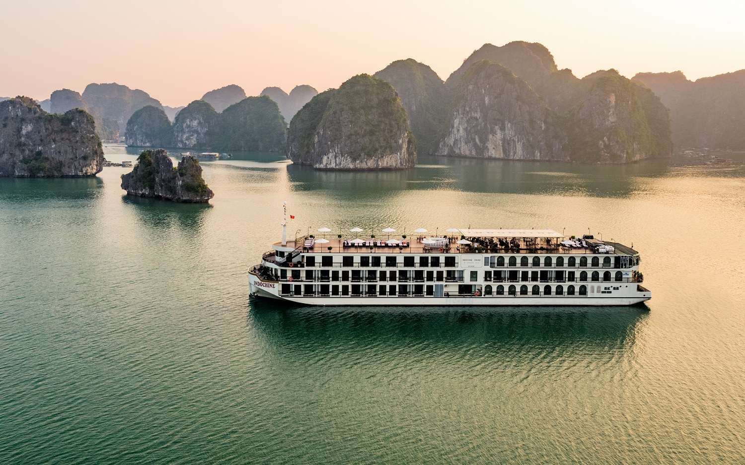 thumbnail [GIÁ TỐT] Voucher Du thuyền Indochine Vịnh Lan Hạ 5 sao nghỉ dưỡng sang trọng 2N1Đ
