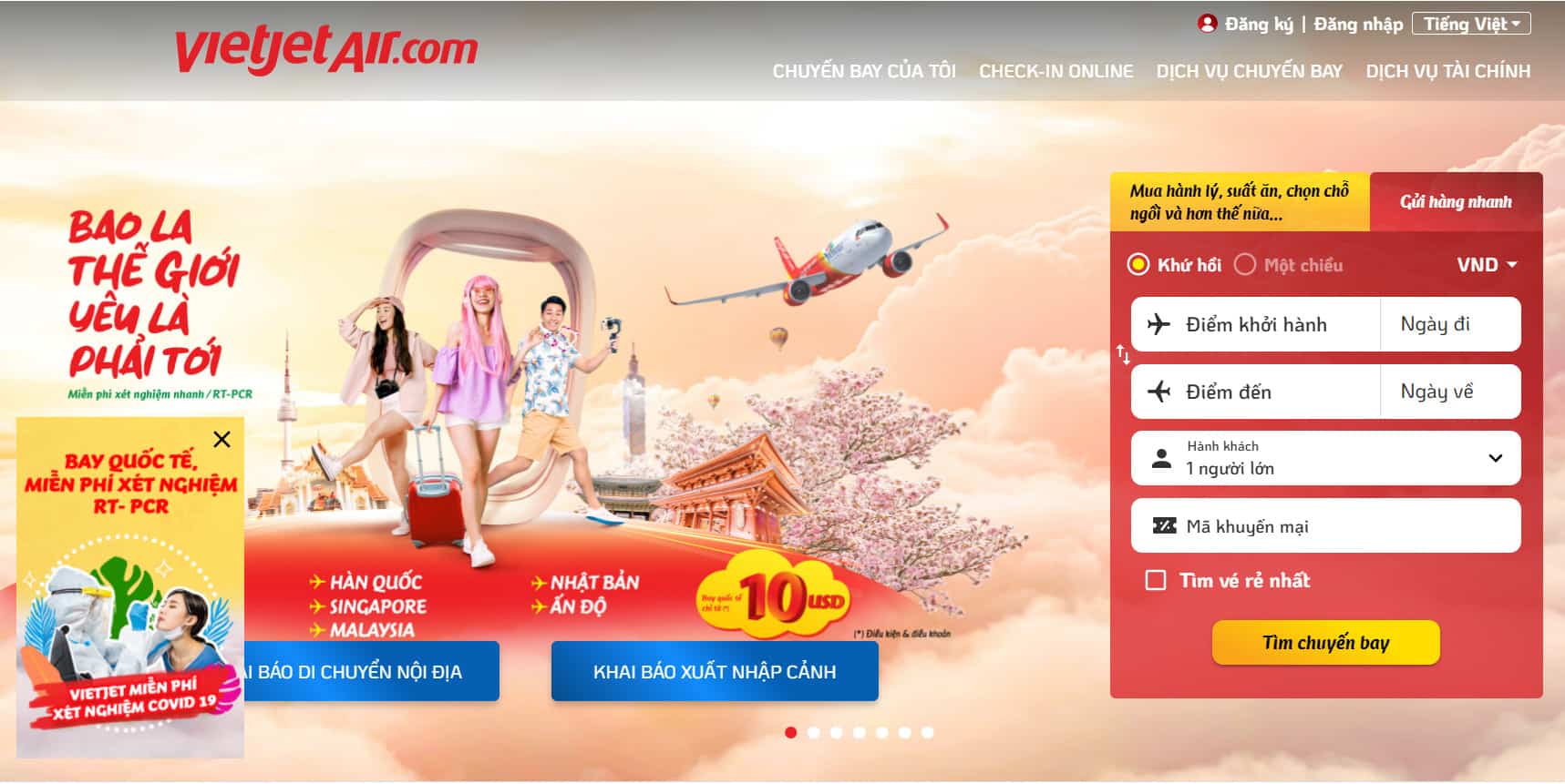 Review trải nghiệm chuyến bay Vietjet Air