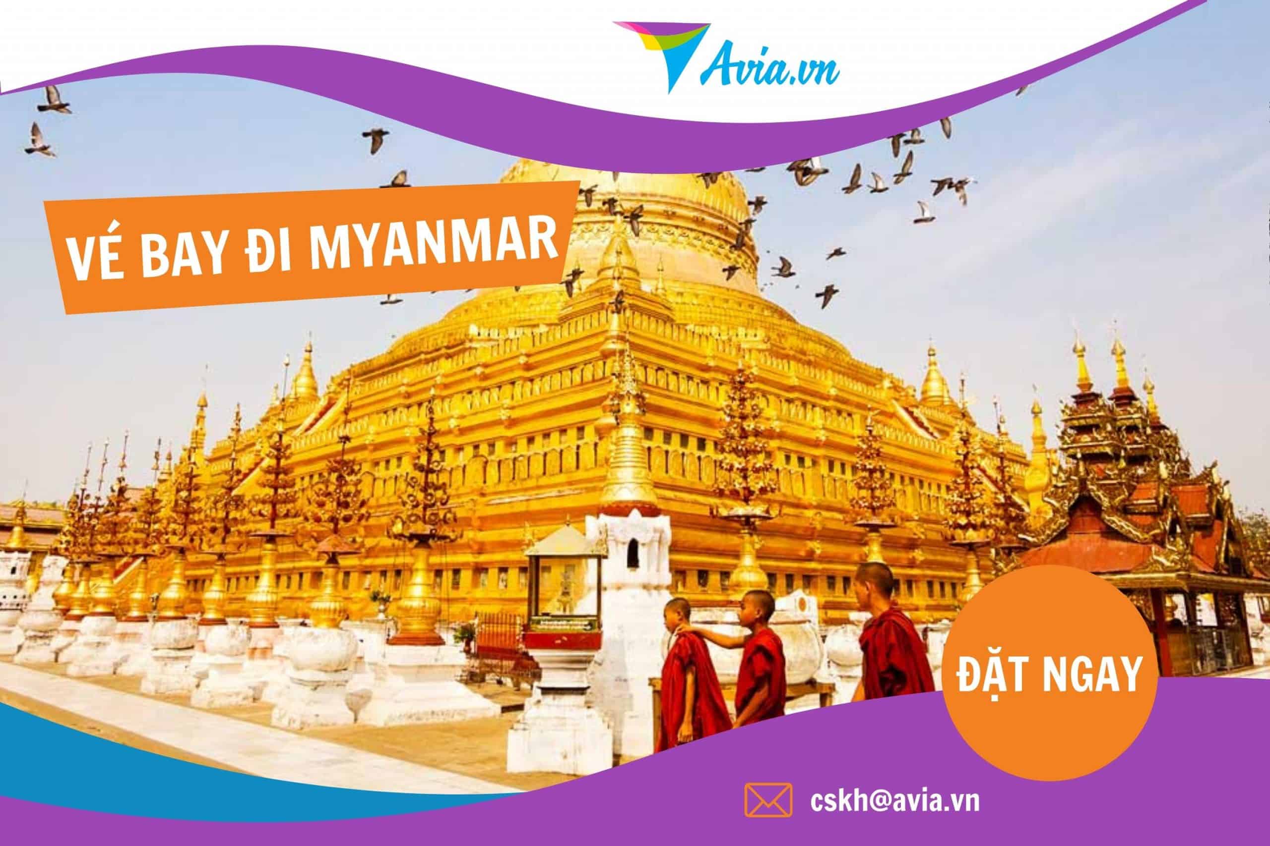 Vé máy bay đi Myanmar
