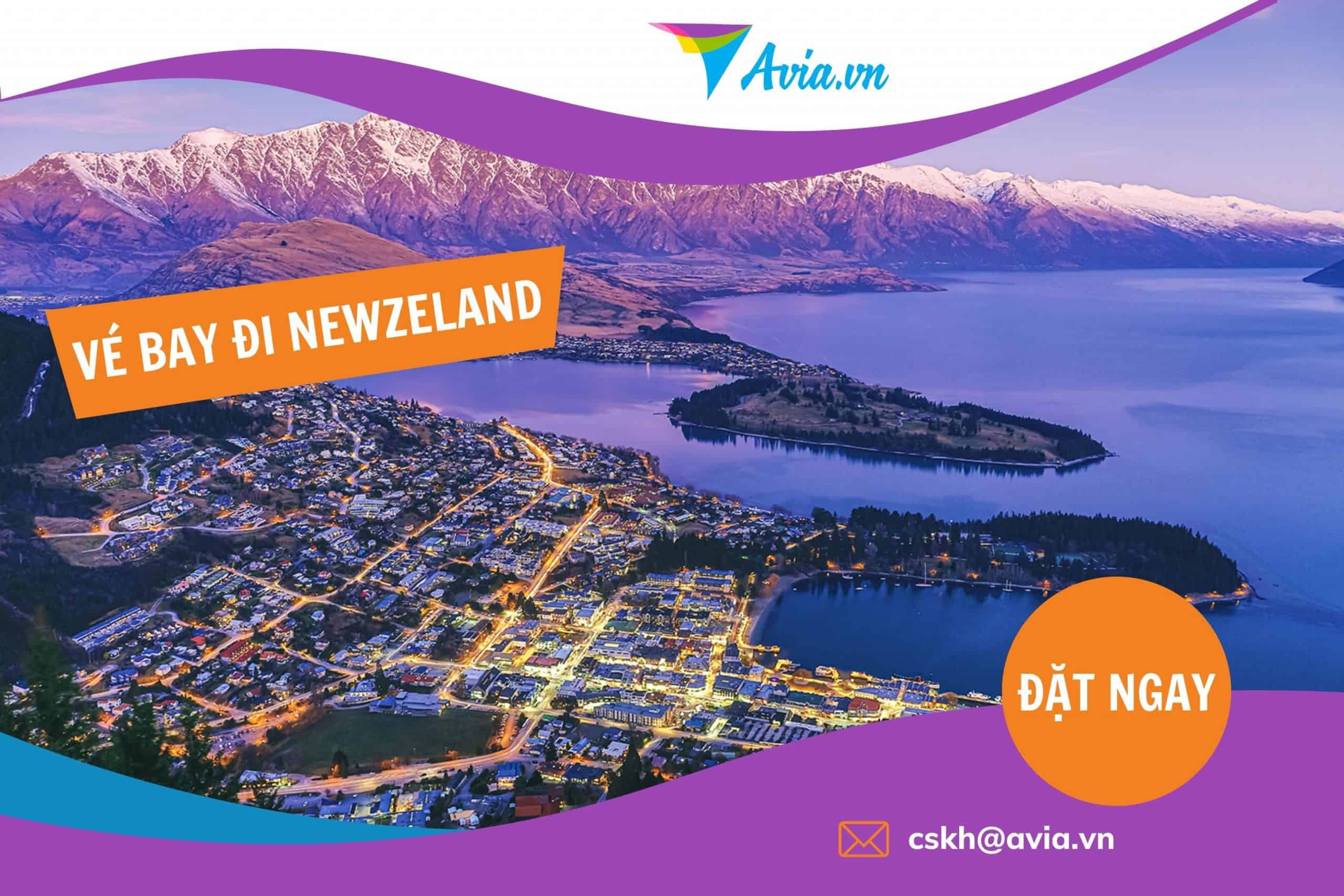 Vé máy bay đi New Zealand