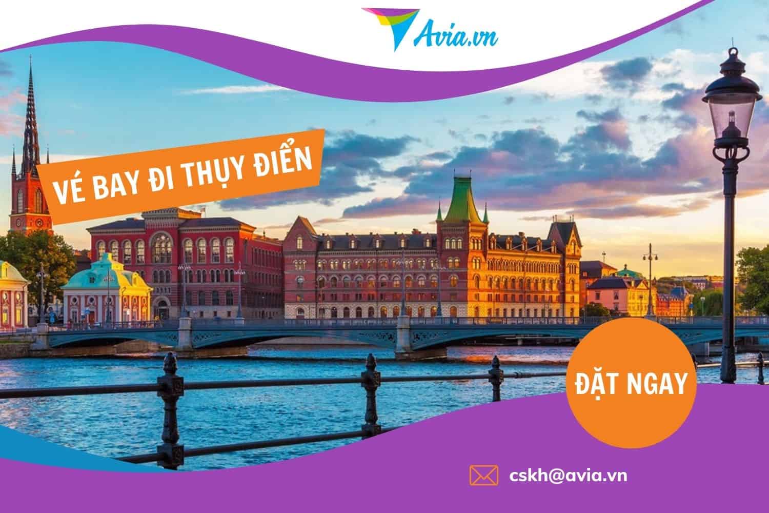 Vé máy bay đi Thuỵ Điển