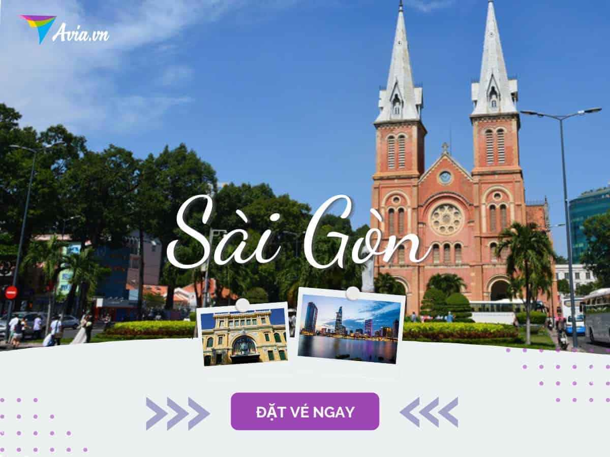 Mua vé máy bay đi Sài Gòn giá rẻ
