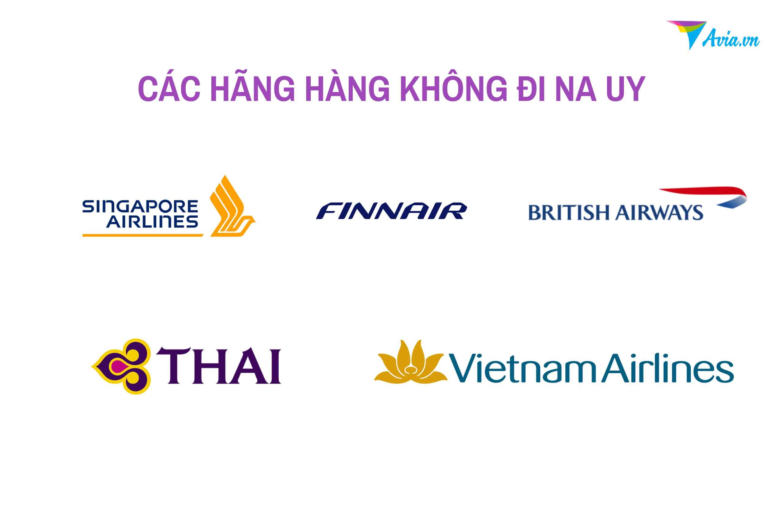 Các hãng hàng không đi Na Uy - Vé máy bay đi Na Uy