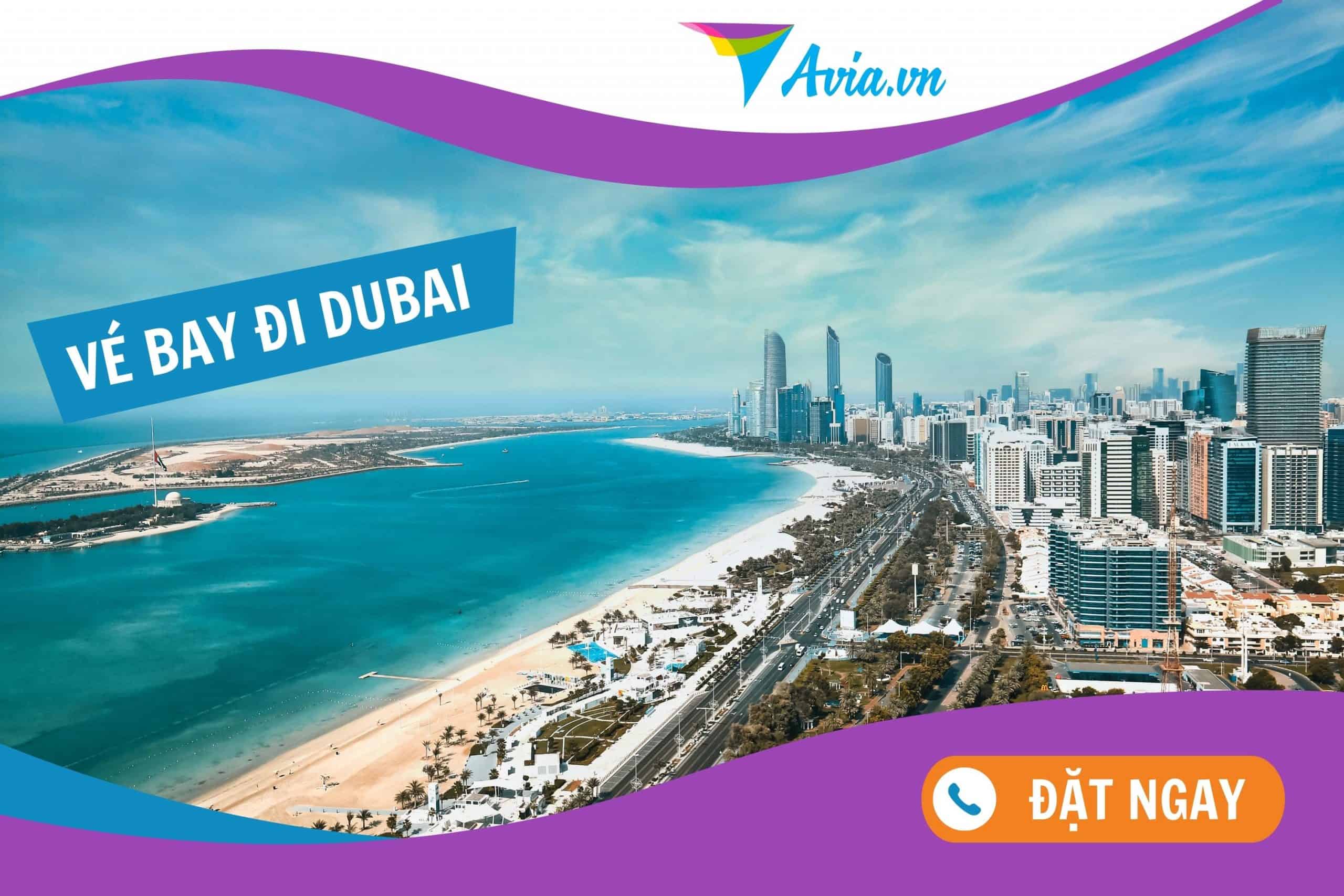 Mua vé máy bay đi Dubai
