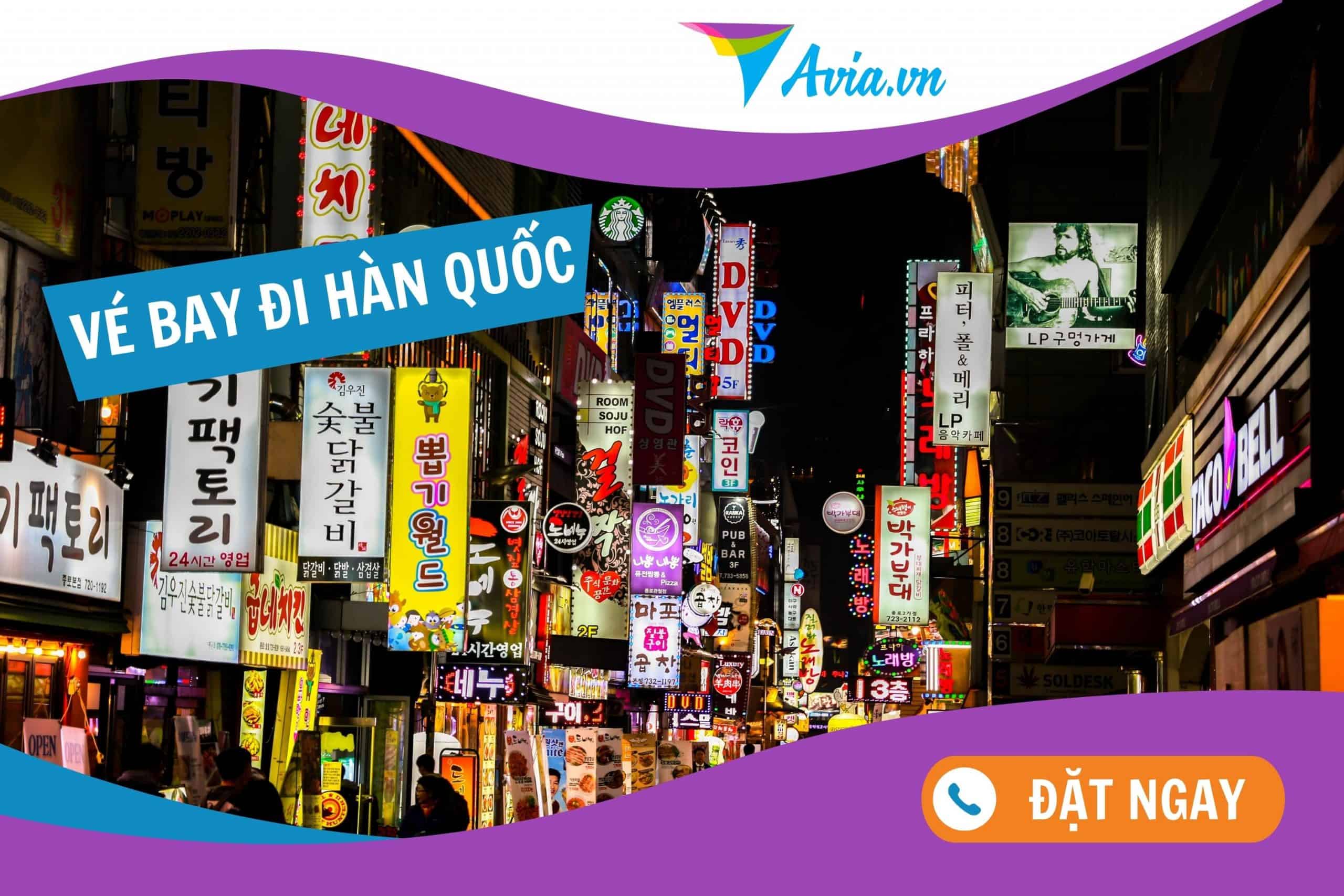 Mua vé máy bay đi Hàn Quốc