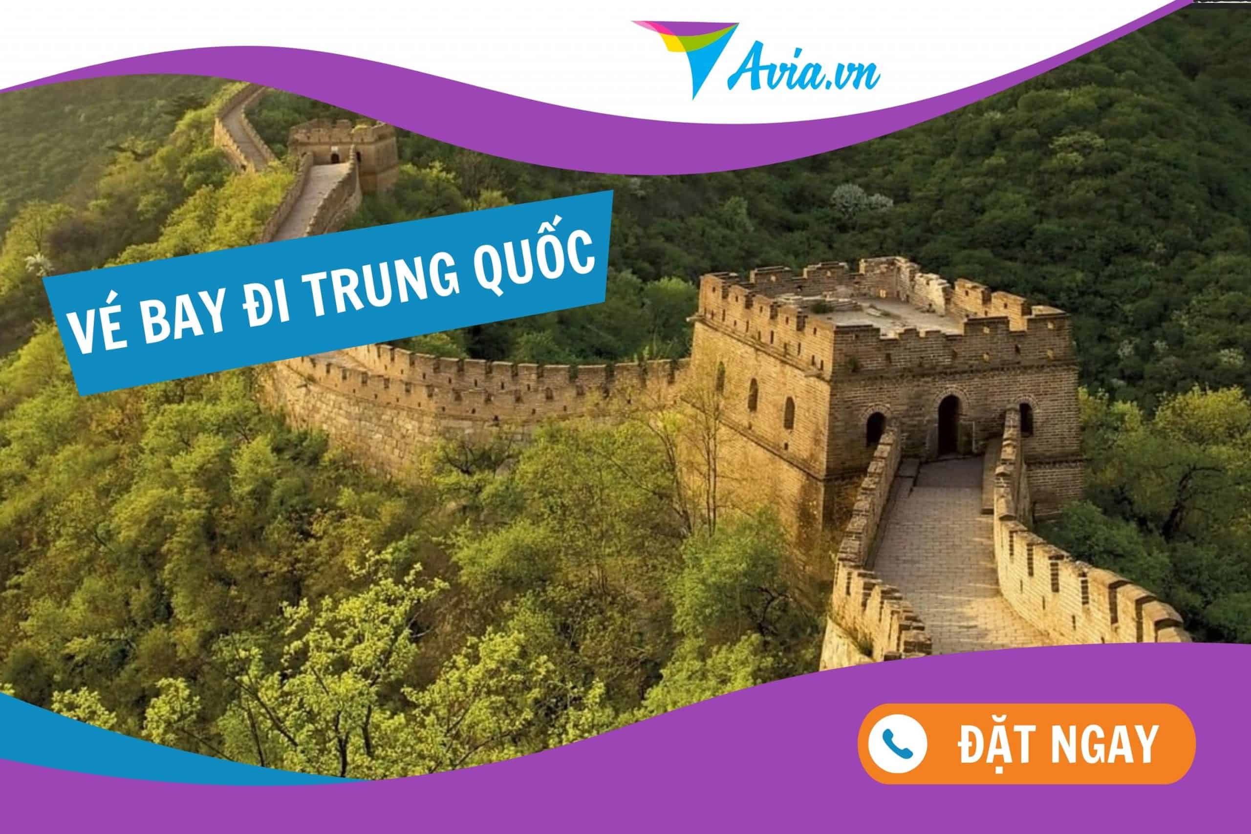 Mua vé máy bay đi Trung Quốc