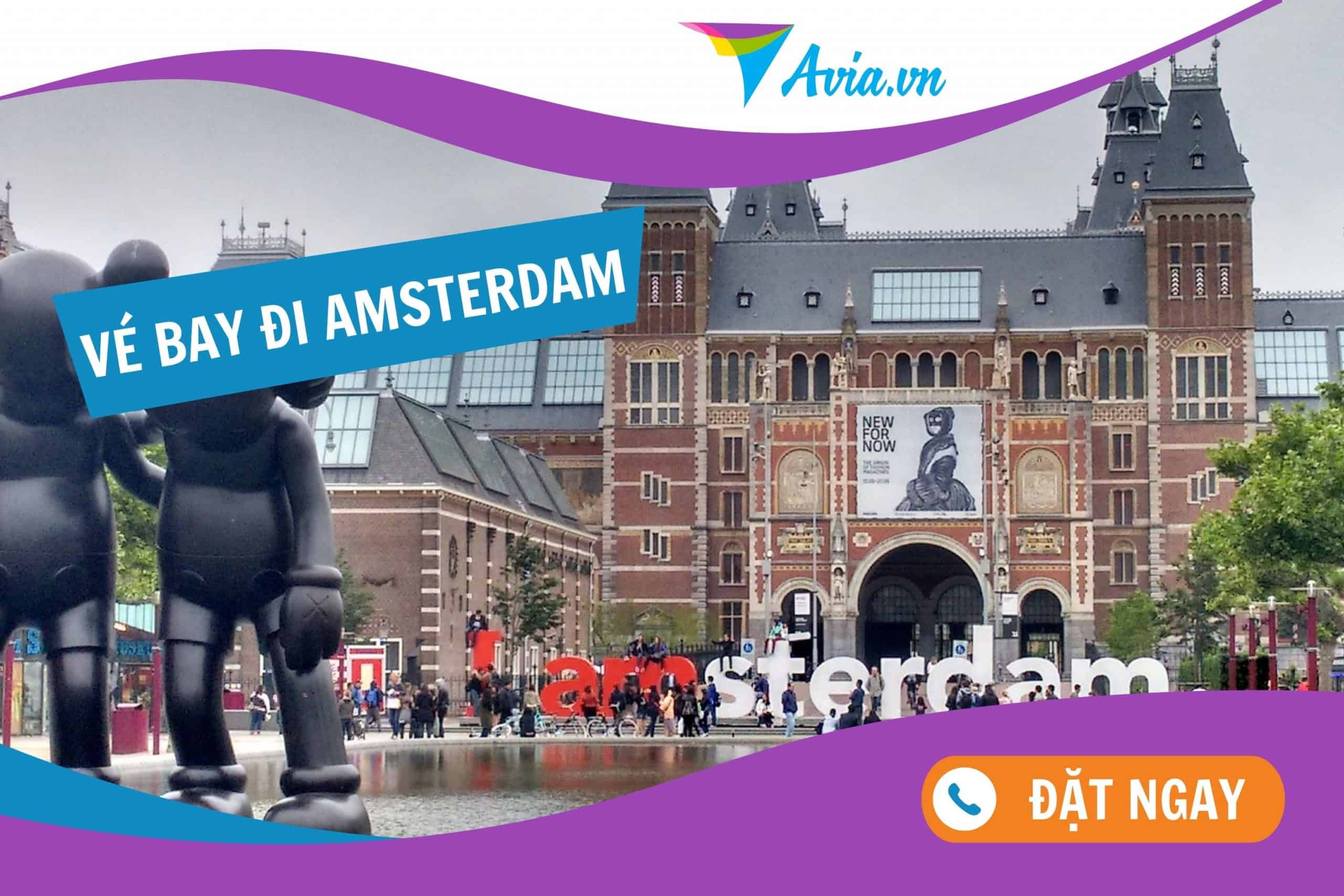 Vé máy bay đi Amsterdam (AMS) giá rẻ
