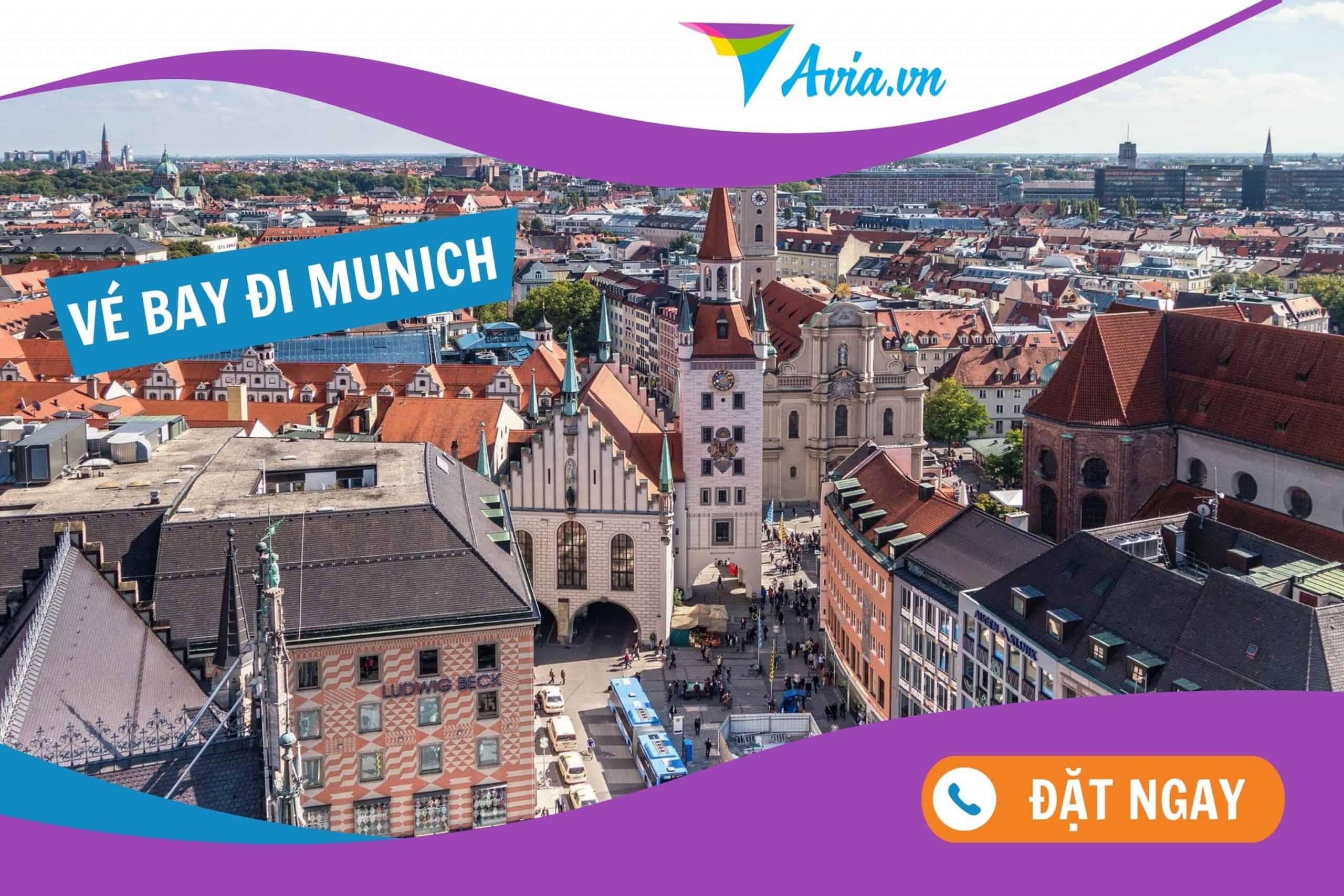 Vé máy bay đi Munich (MUC) giá rẻ