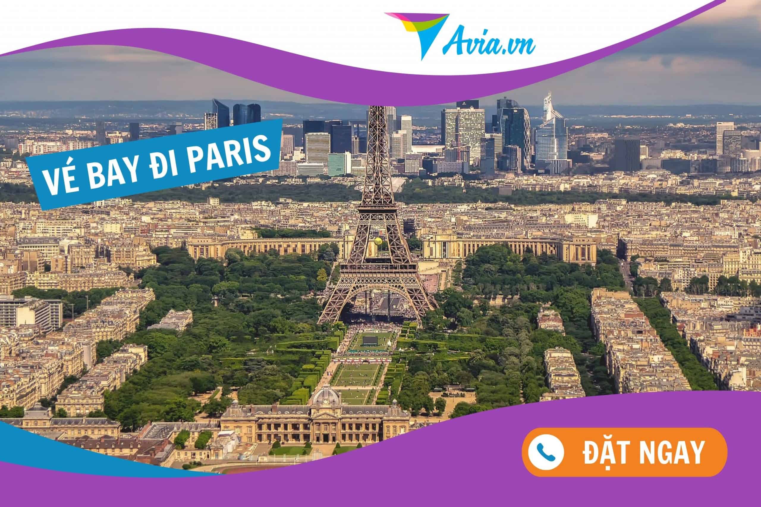 Vé máy bay đi Paris (CDG) giá rẻ