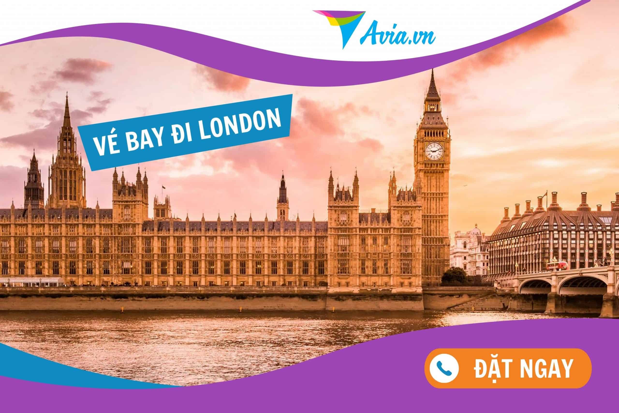 Vé máy bay đi London