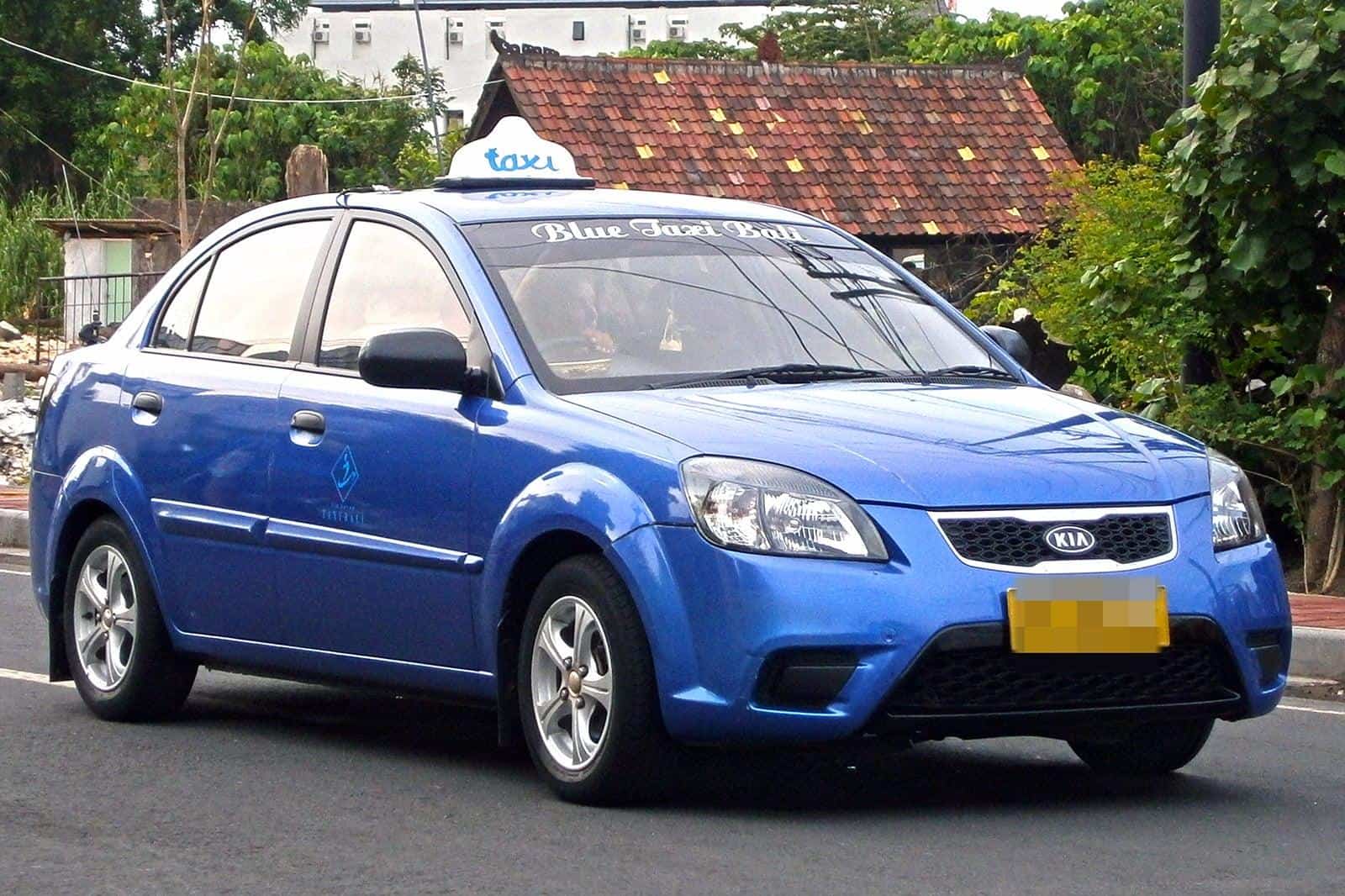 Di chuyển từ sân bay về trung tâm Ubud bằng xe taxi