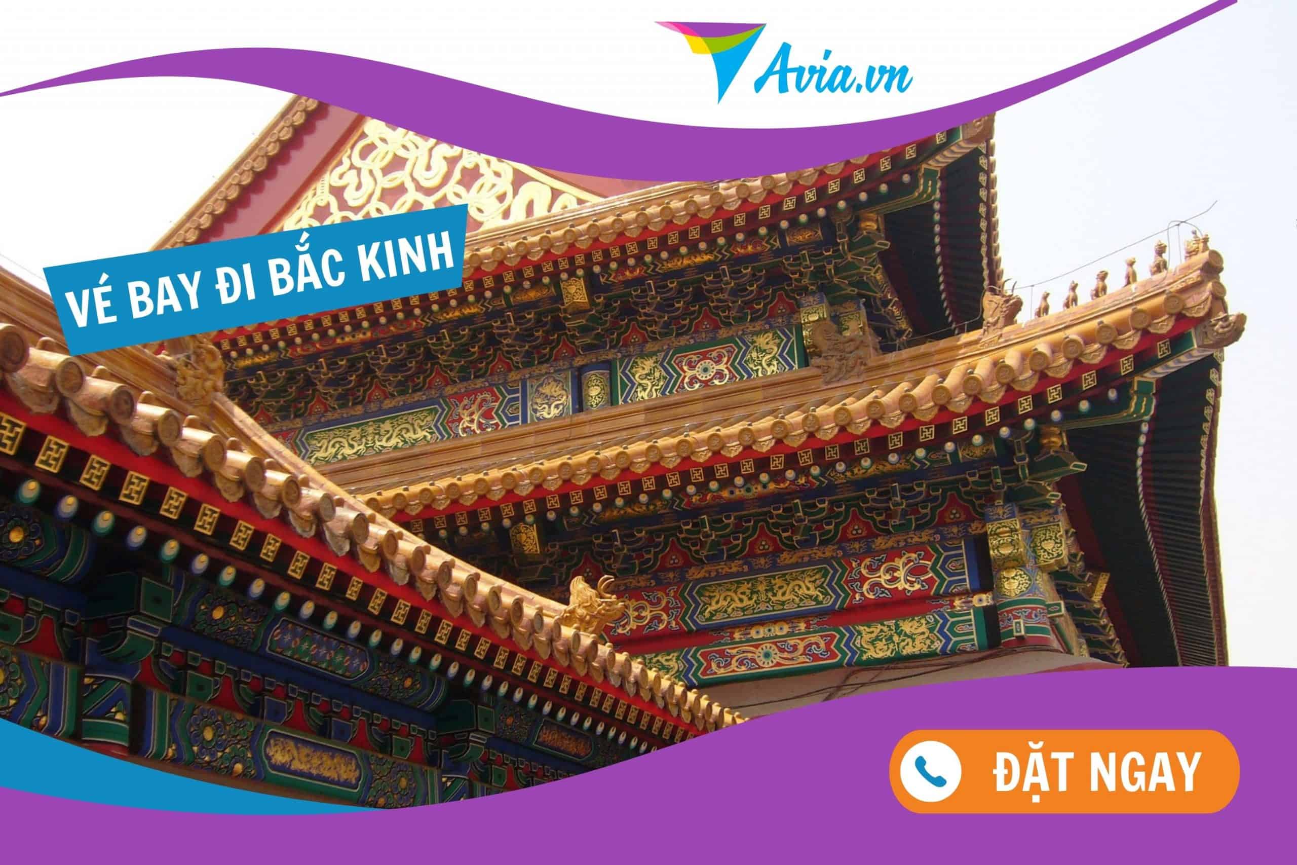 ve may bay di bac kinh