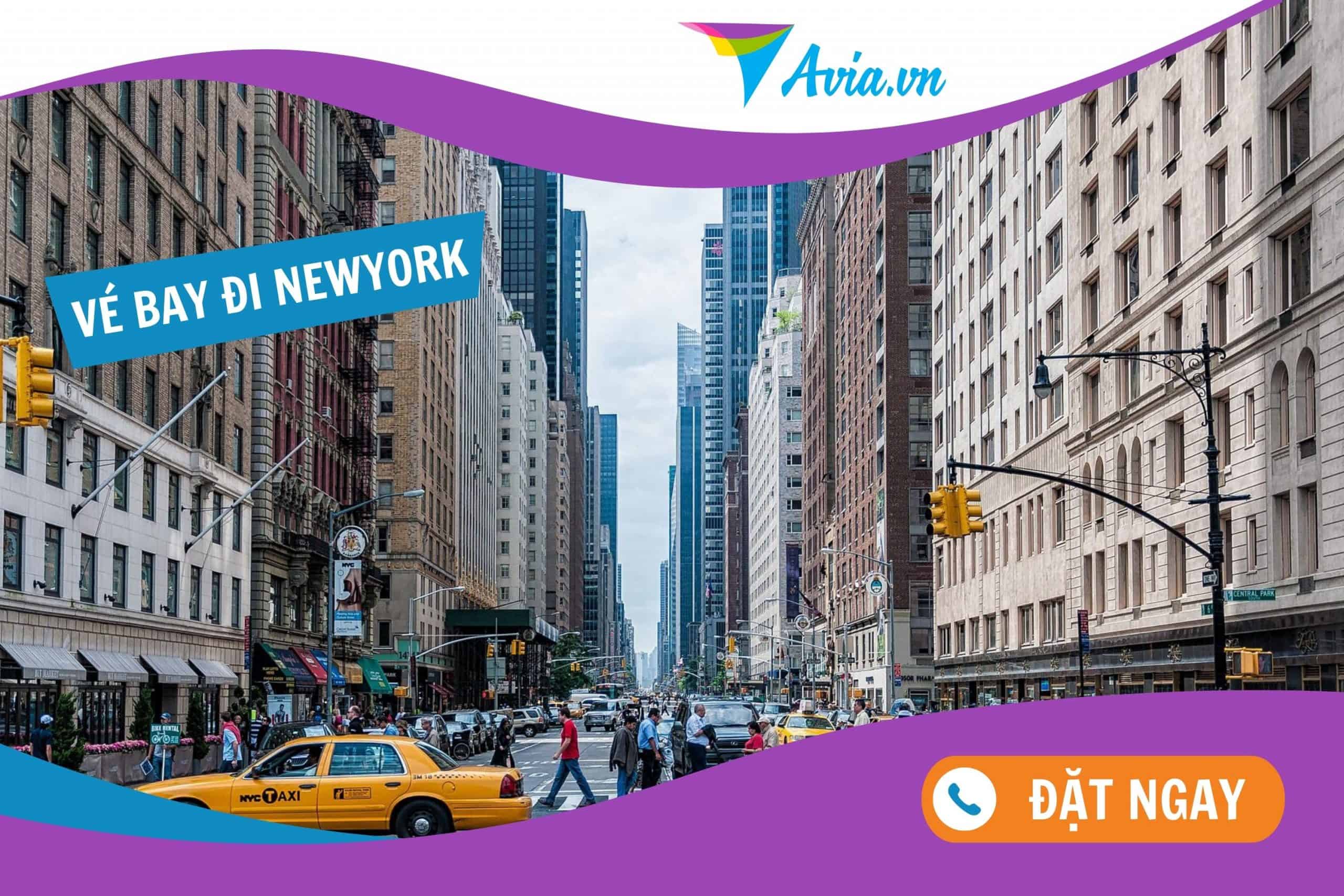 vé máy bay đi Newyork