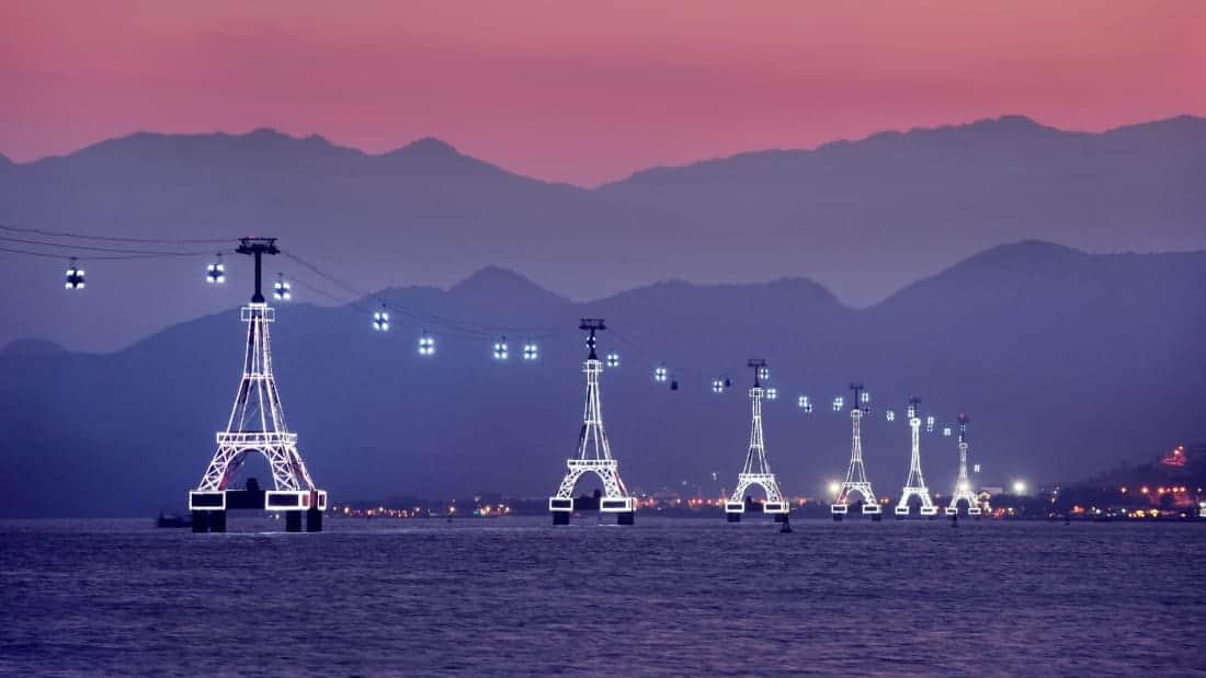 cáp treo vin nha trang - kinh nghiệm đi vinpearl nha trang