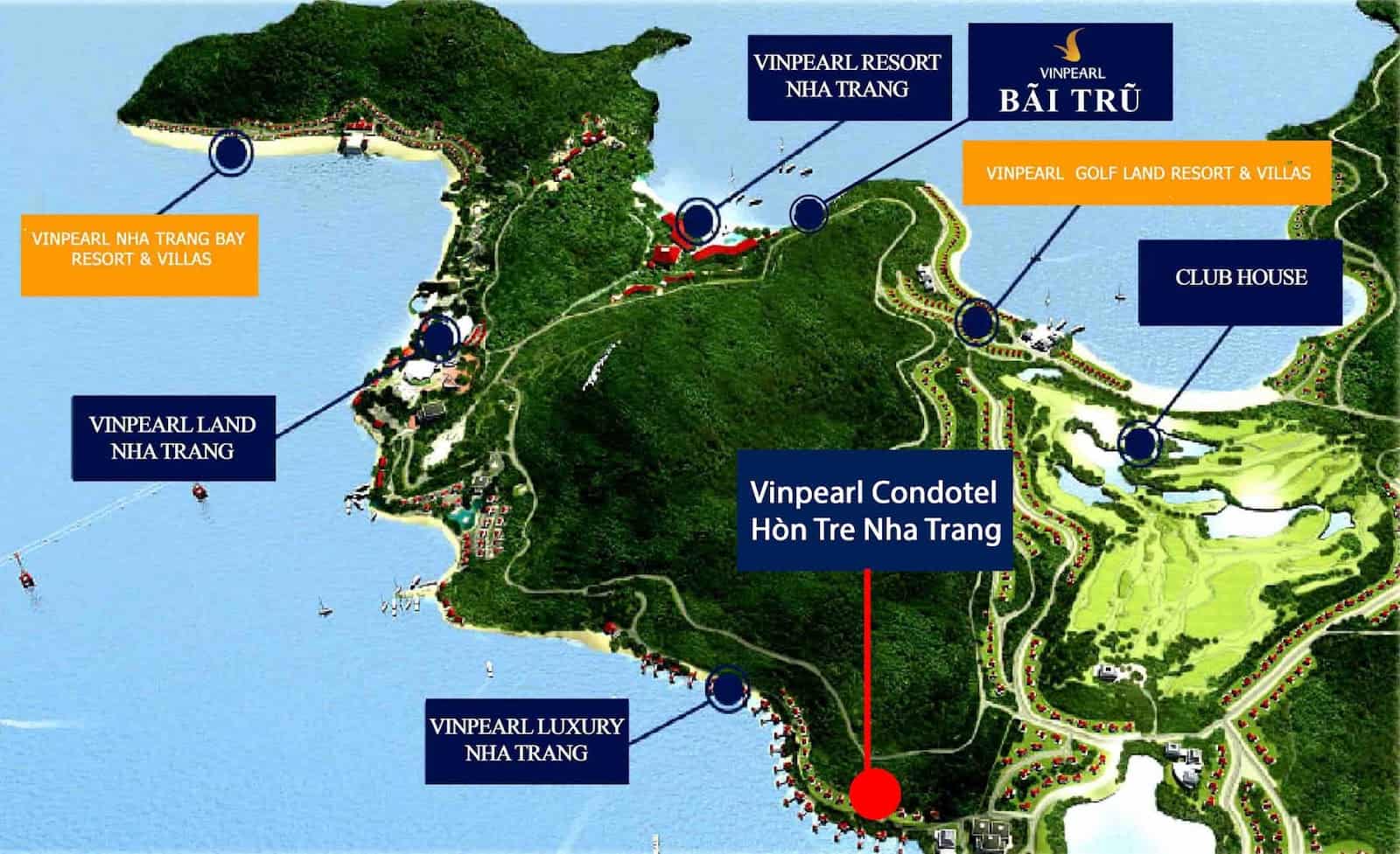 Vị trí vinpearl nha trang - kinh nghiệm đi vin nha trang