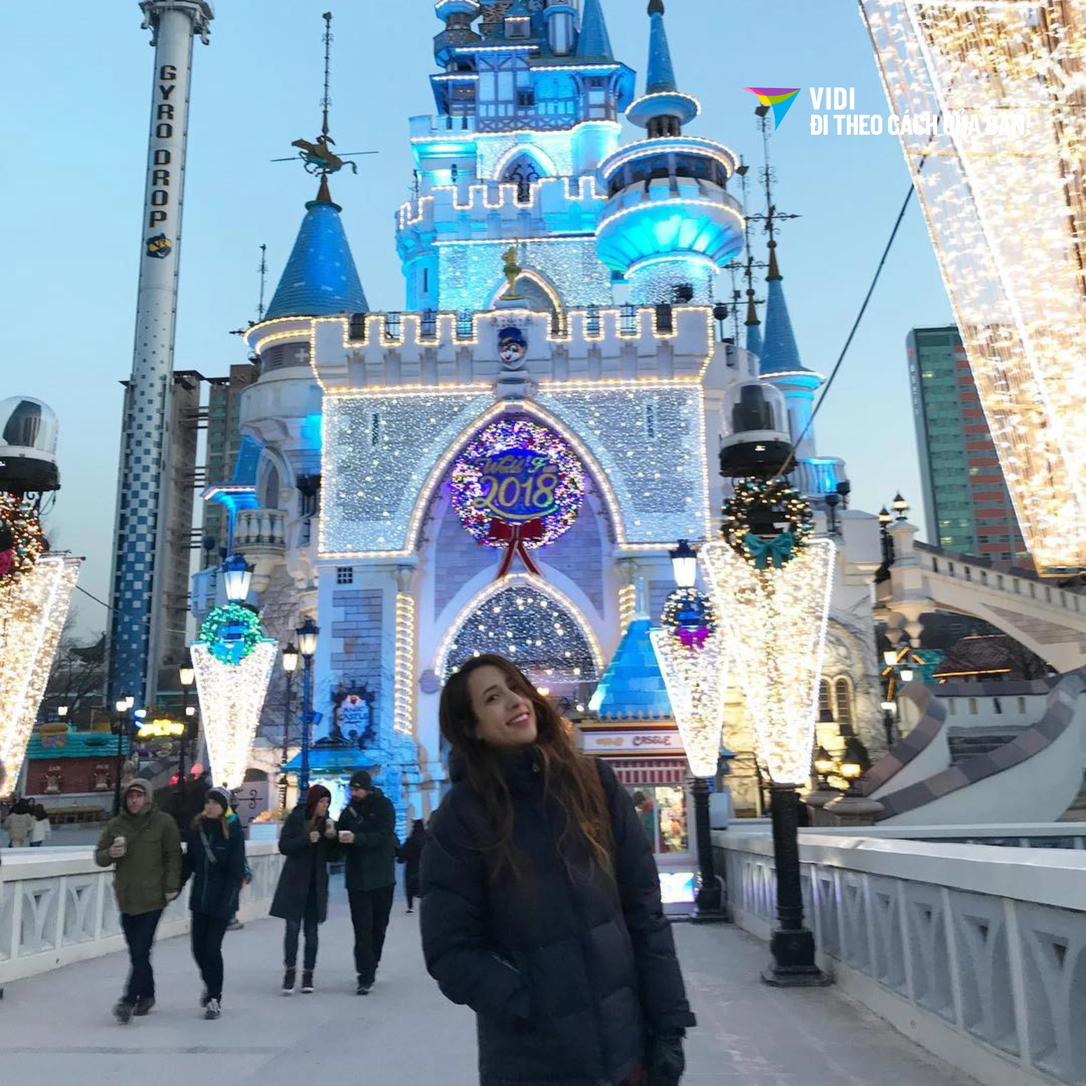 Tour Hàn Quốc: TP.HCM - Seoul - Lotte World - Làng cổ - Trượt tuyết – Hái dâu 5 ngày 4 đêm