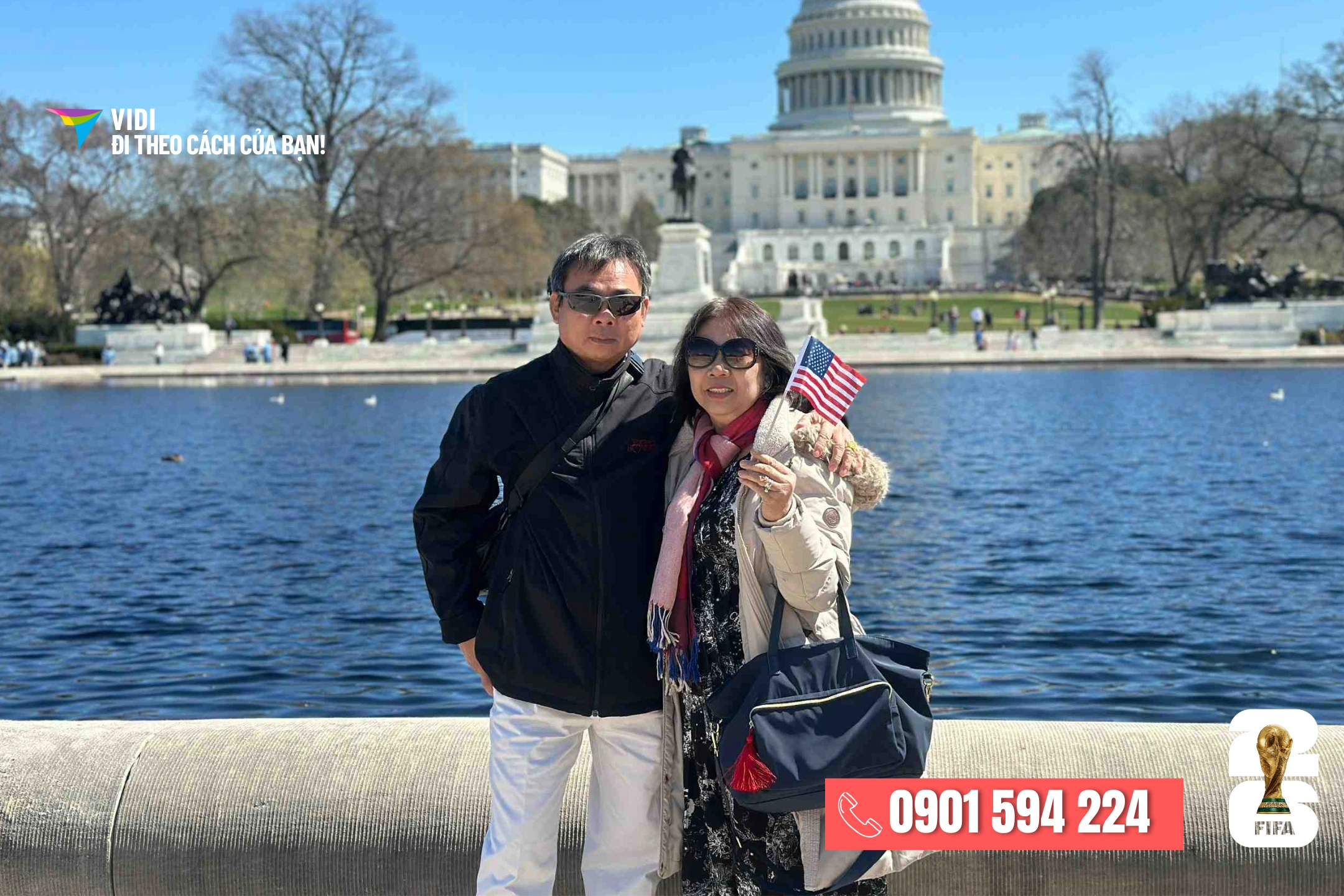 Tour liên tuyến Đông - Tây Mỹ kết hợp xem trận Chung kết World Cup 2026 (11N10Đ)