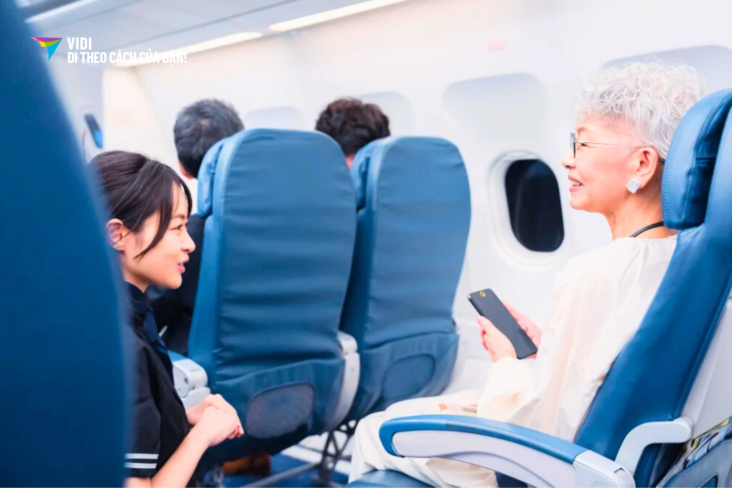 Dịch vụ hỗ trợ người già đi máy bay quốc tế