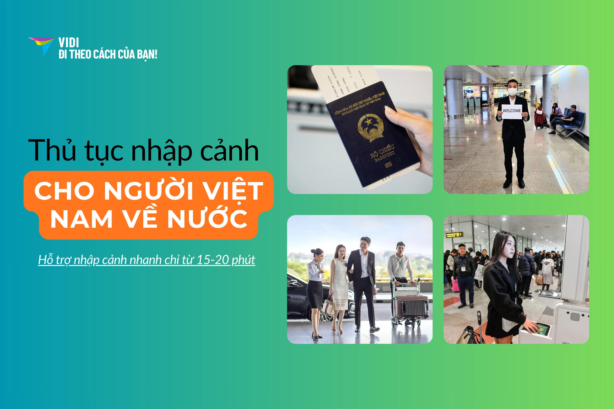 Cập nhật thủ tục nhập cảnh cho người Việt Nam về nước mới nhất