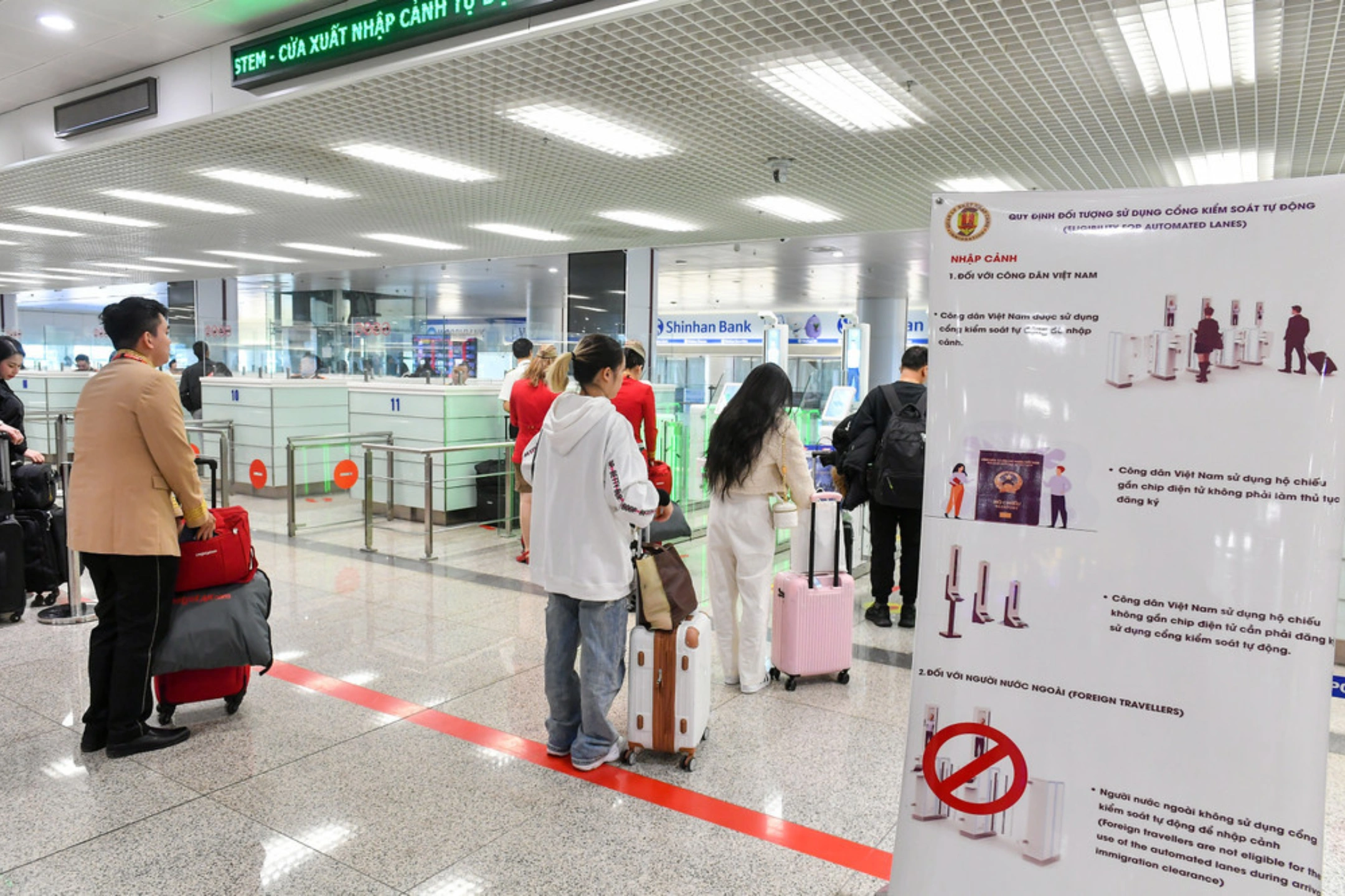 Thủ Tục Nhập Cảnh Sân Bay Nội Bài mới nhất