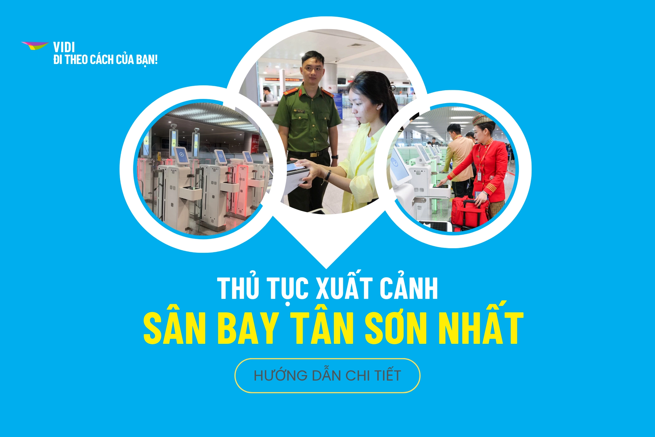 Thủ tục xuất cảnh tại sân bay Tân Sơn Nhất