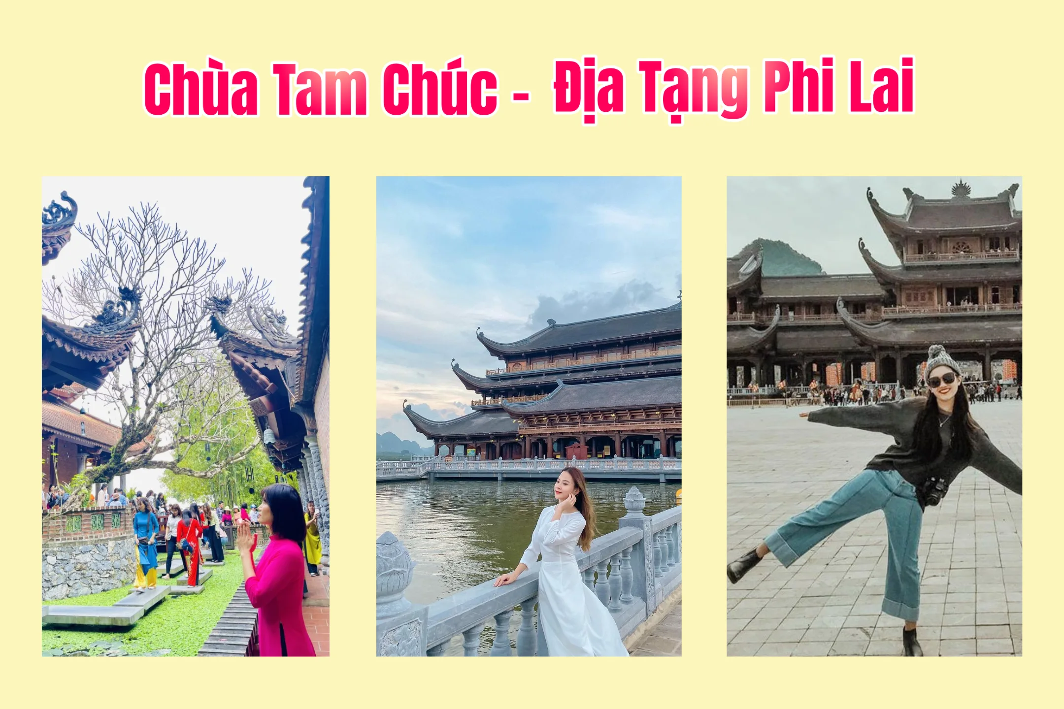 Tour Chùa Tam Chúc - Địa tạng Phi Lai tự 1 ngày