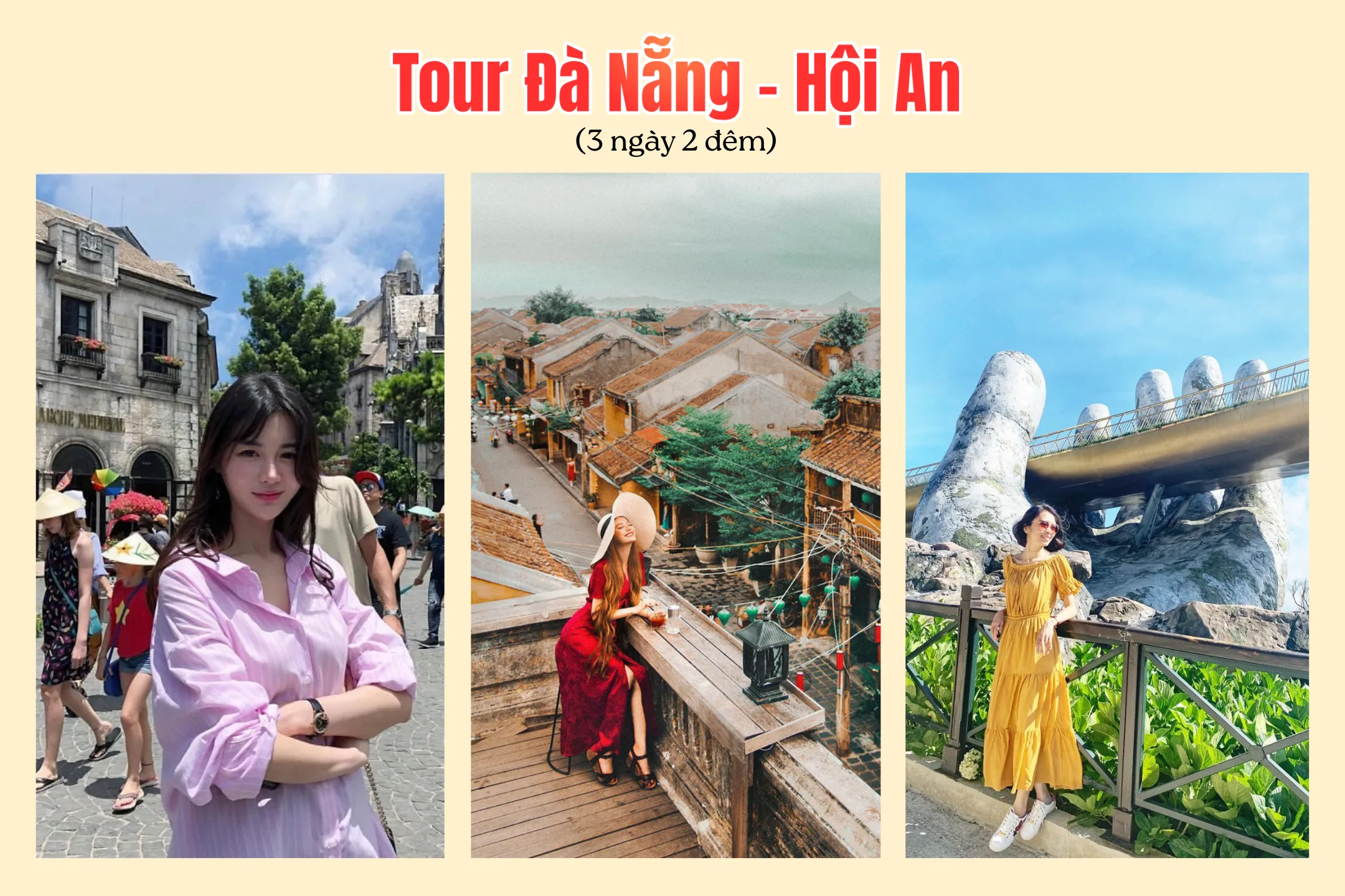 Tour Đà Nẵng - Sơn Trà - Bà Nà - Hội An 3 ngày 2 đêm