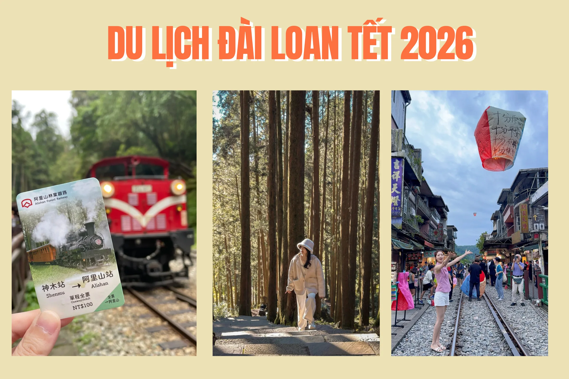 Tour Đài Loan Tết 2026 từ TP. Hồ Chí Minh