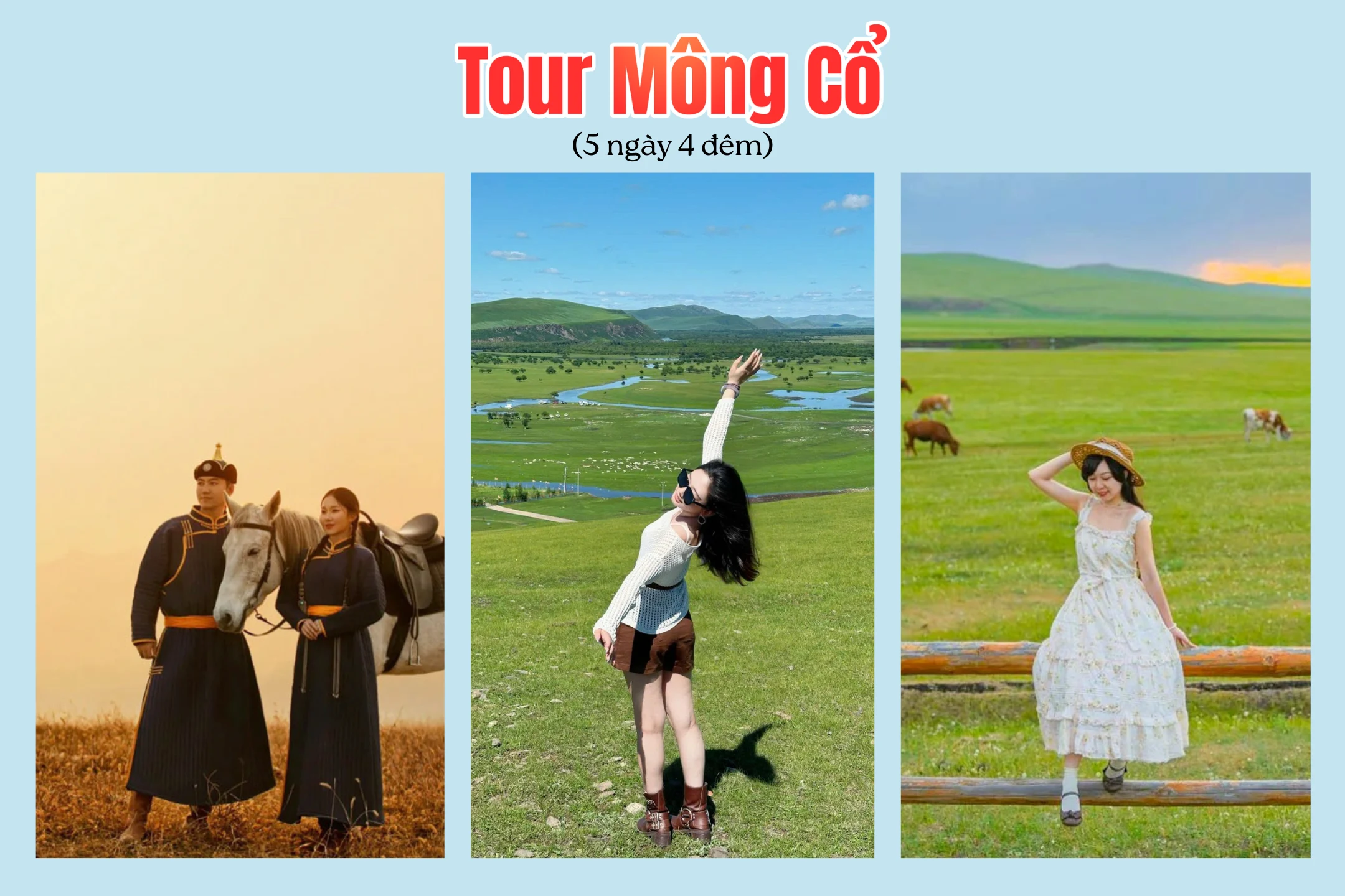 Tour Mông Cổ 5 ngày 4 đêm