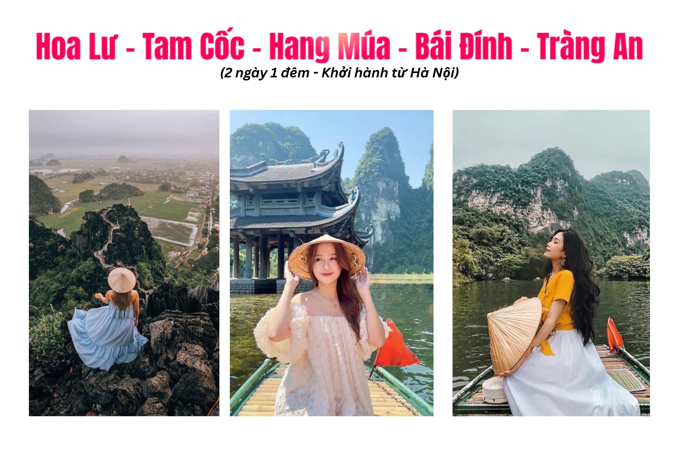 Tour Ninh Bình 2 ngày 1 đêm