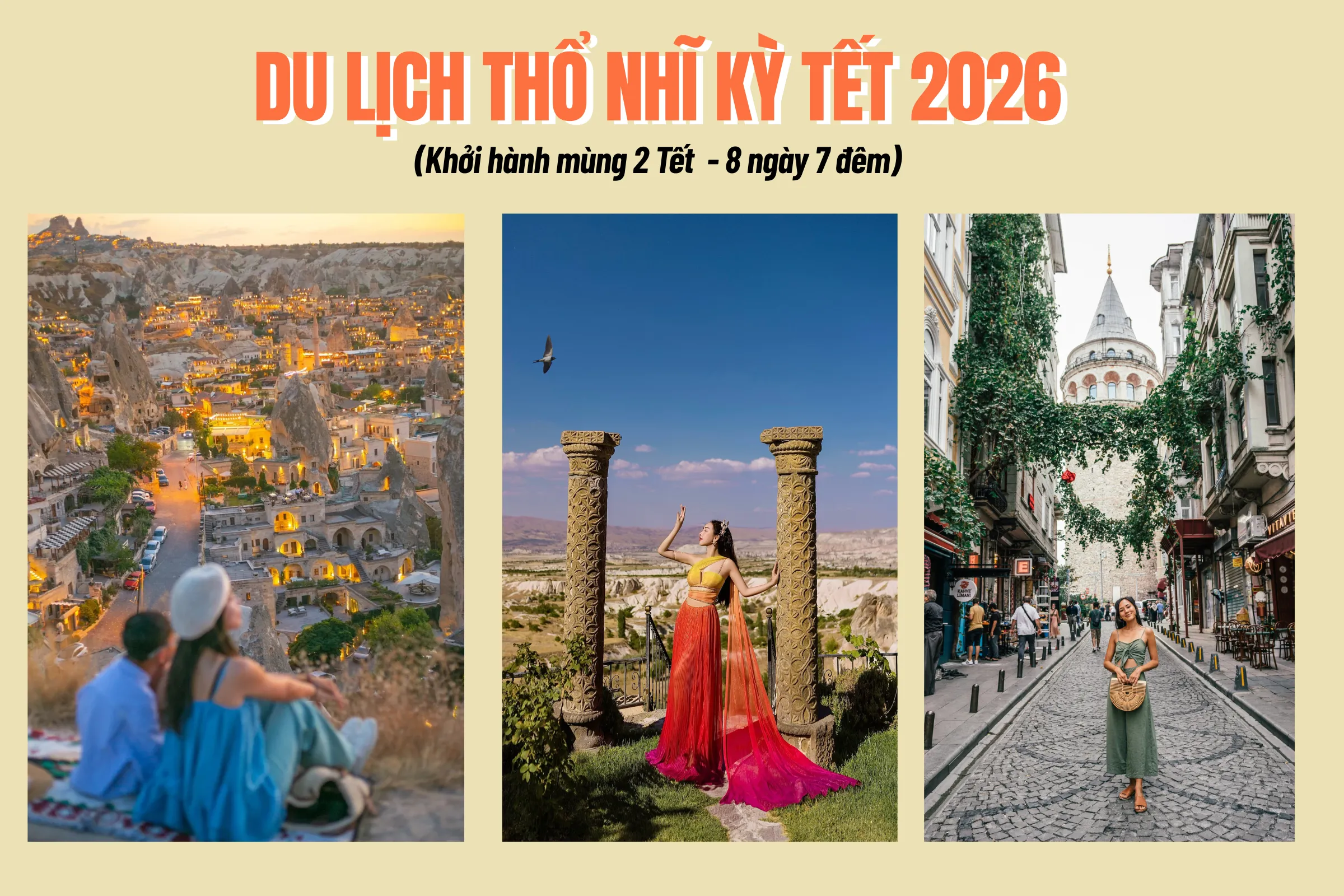Tour Thổ Nhĩ Kỳ Tết Nguyên đán 2026