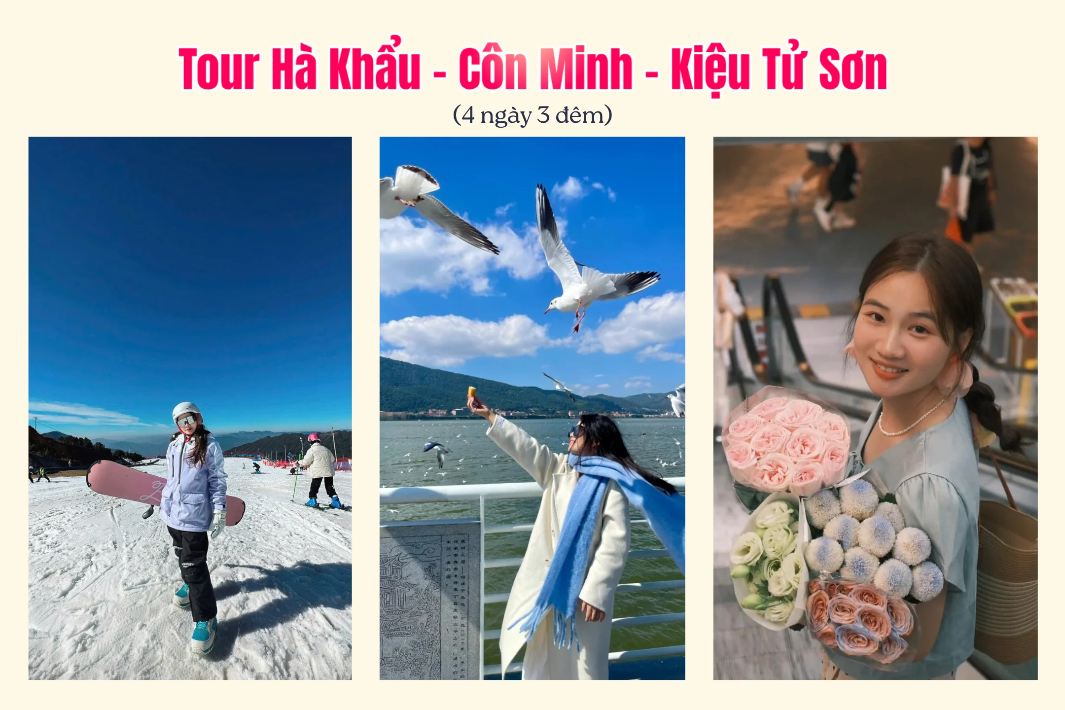 Tour Trung Quốc: Hà Khẩu - Côn Minh - Kiệu Tử Sơn