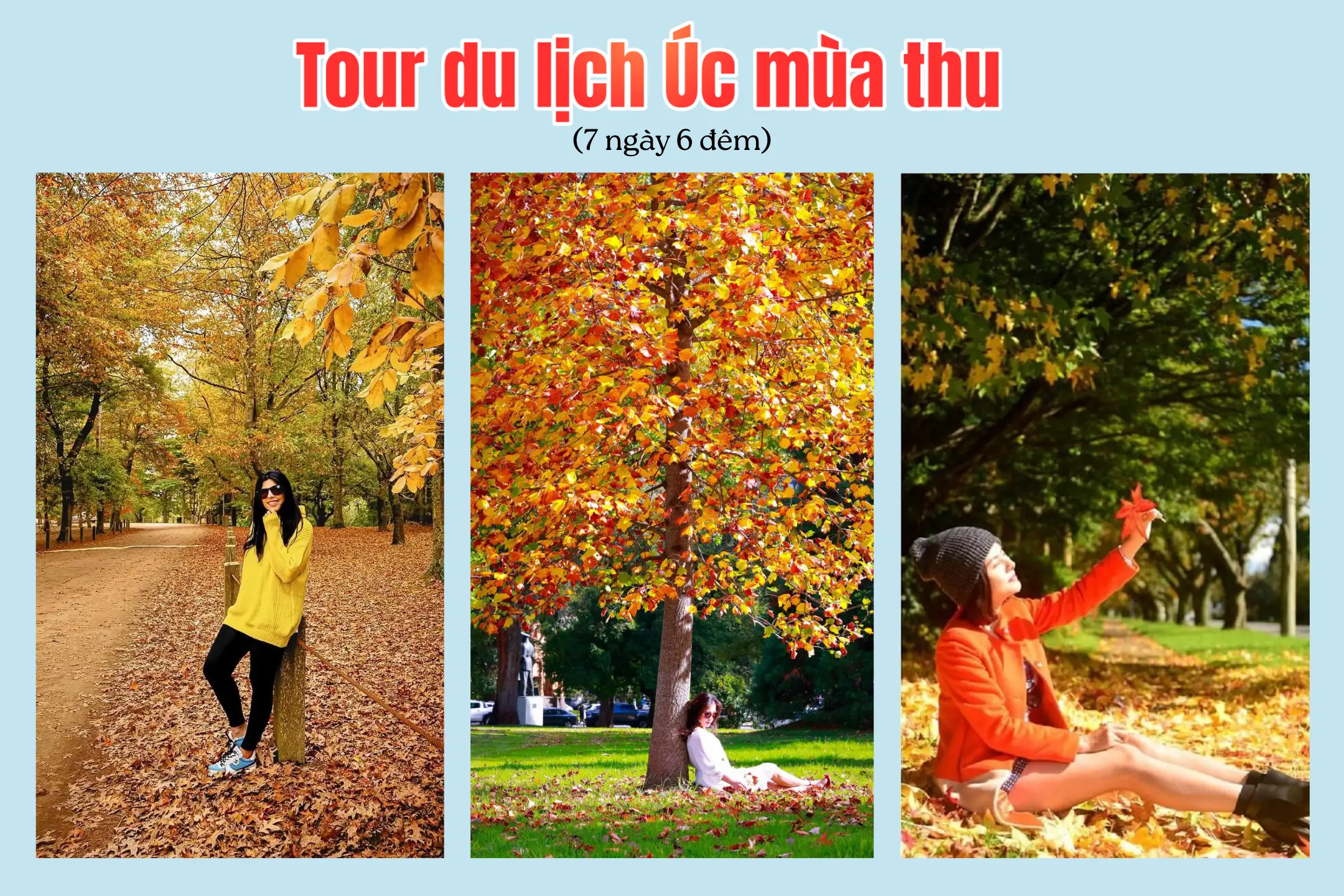 Tour Úc mùa thu 7 ngày 6 đêm