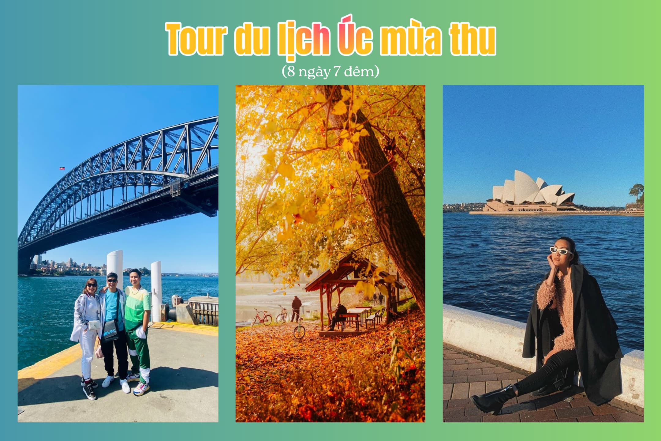 Tour Úc mùa thu 8 ngày 7 đêm