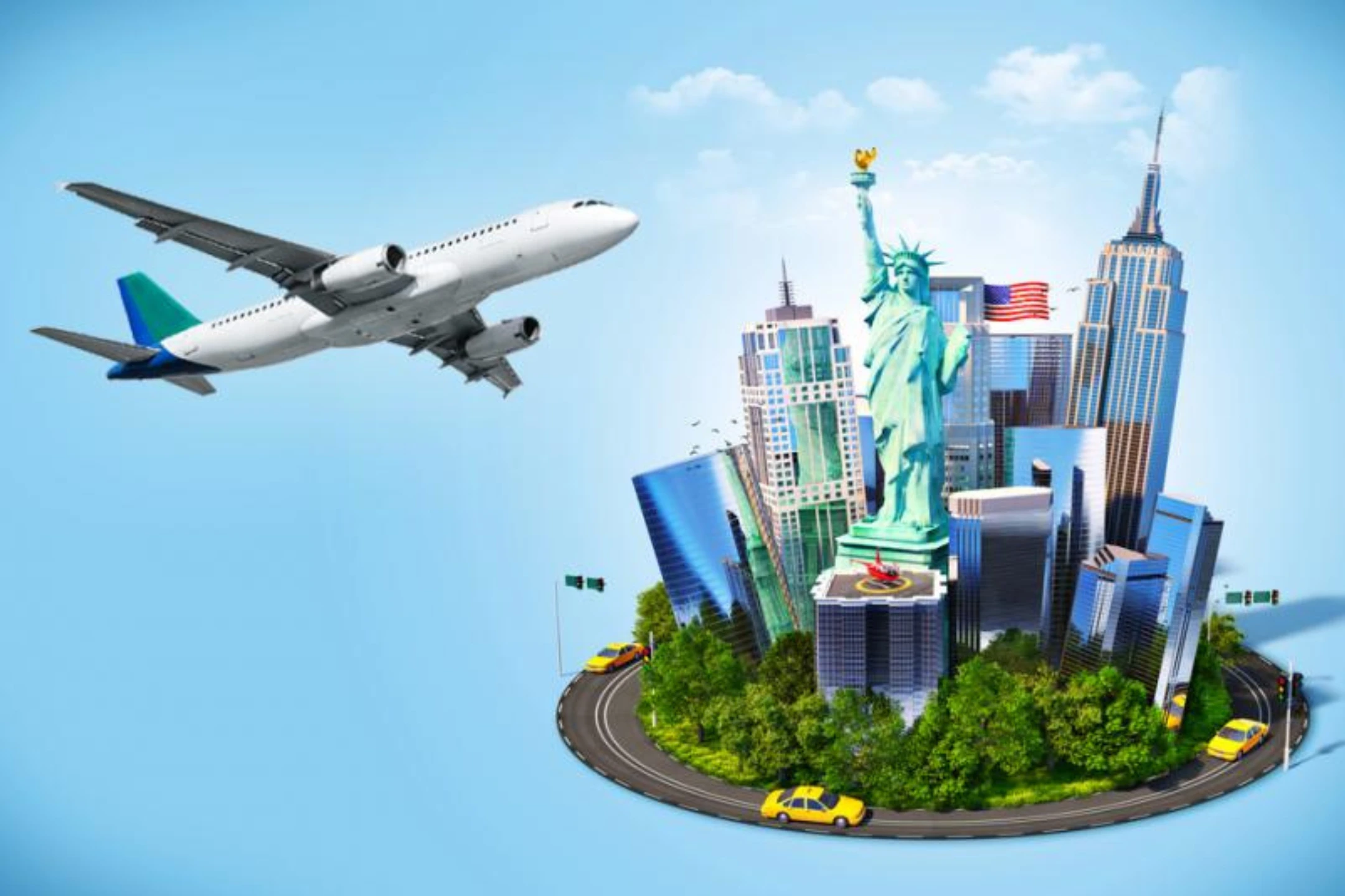 Vé máy bay đi Mỹ giá tốt