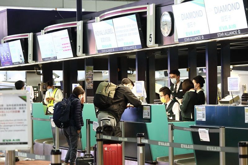 nhập cảnh sân bay đài loan