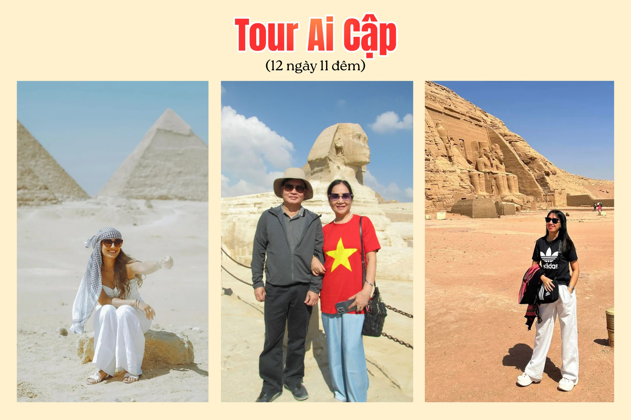 Tour Ai Cập 12 ngày 11 đêm: Cairo - Bahariya - Alexandria - Aswan - Luxor - Biển đỏ, khởi hành từ Hà Nội