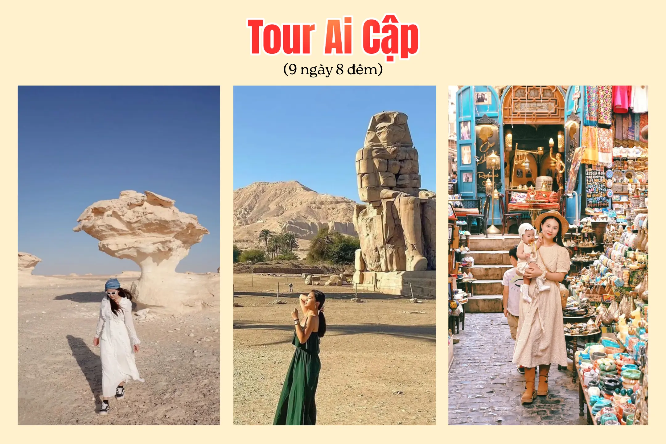 Tour Ai Cập 9 ngày 8 đêm