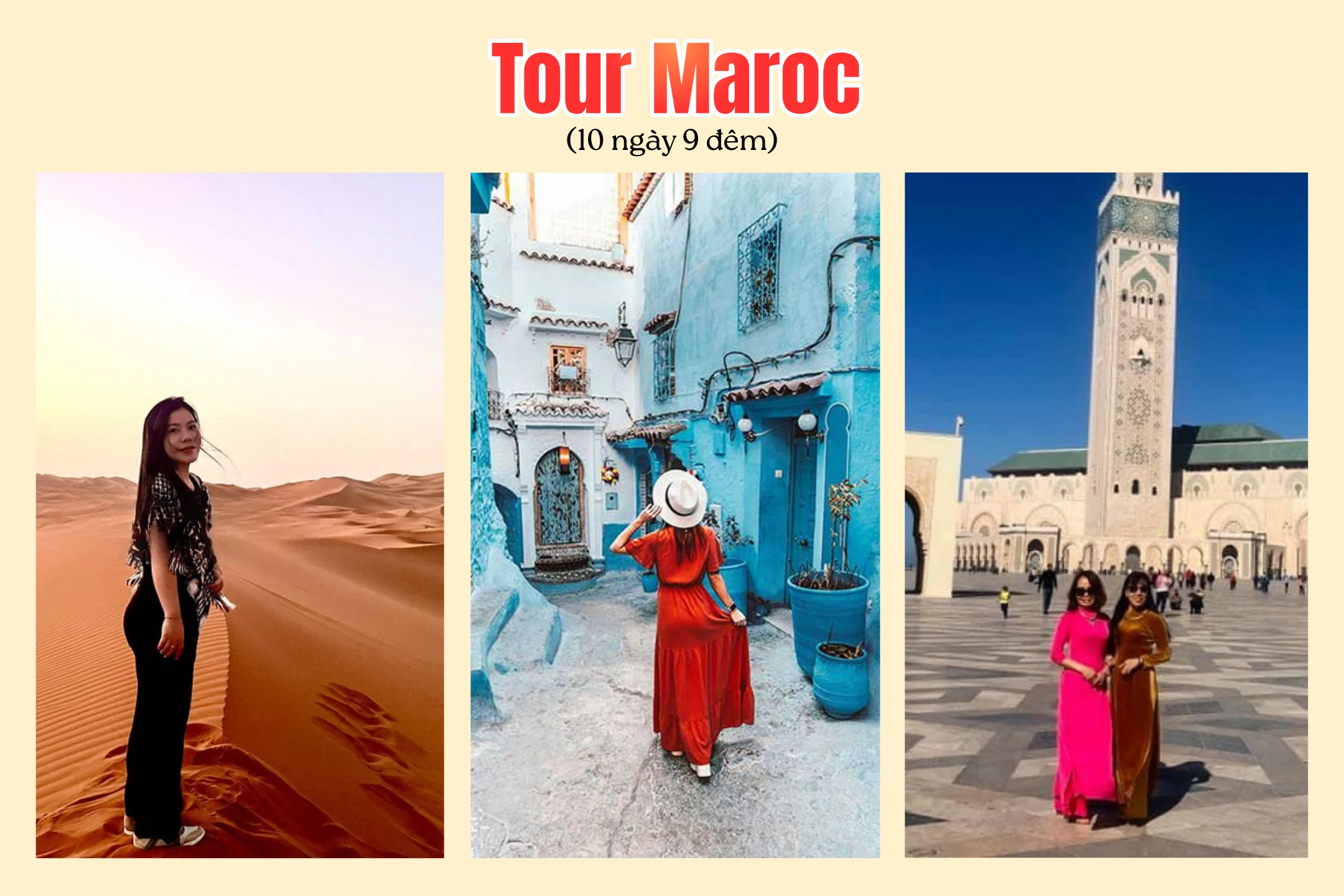 Tour Maroc 10 ngày 9 đêm