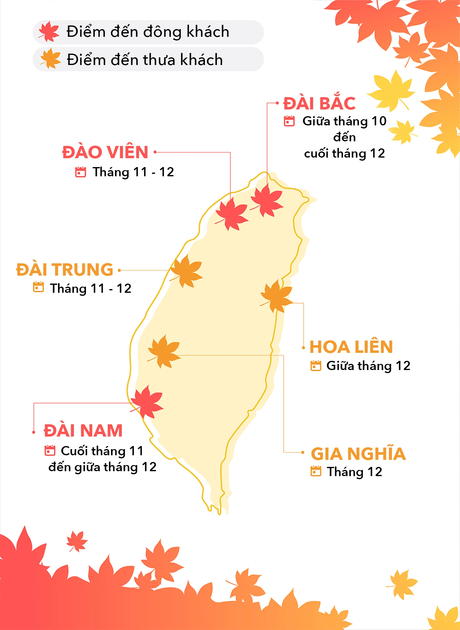Tour Đài Loan mùa thu